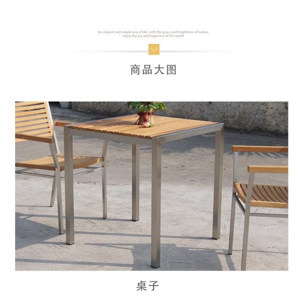 Outdoor Restaurant Furniture Sets with Waterproof Aluminium Material and Luxury Design
