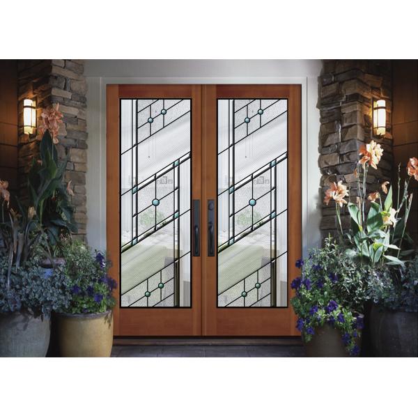 Los paneles de cristal ahorros de energía del arte decorativo bordaron las hojas del vidrio del vidrio/embutido