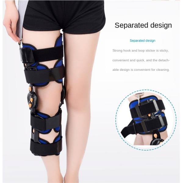 CE Certification Metal Adjustable Orthopedic Knee Brace for Rehabilitation Support
