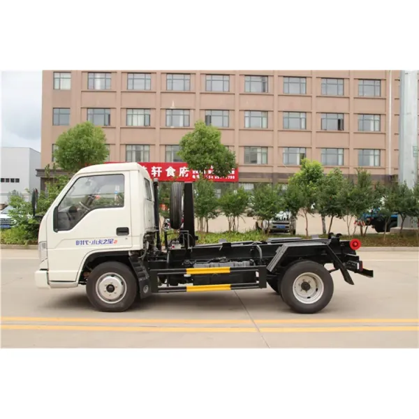 China Foton2 ton Small Hook-Arm Garbage Truck