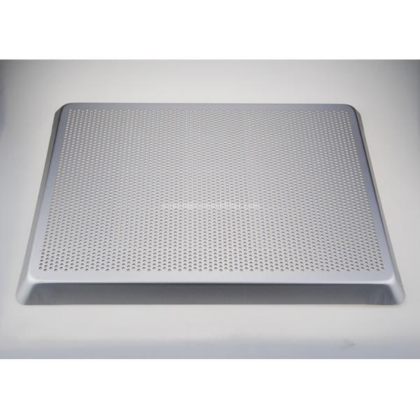 400x300mm Aluminum Perforated Baguette Tray For Oven