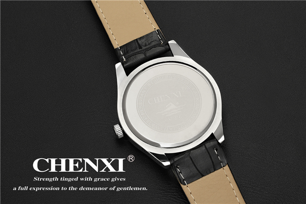 Zinc Alloy CE Rohs Nickle Free Quartz Watch Man Stainless Steel Case Leather Watch Unisex