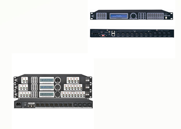 Digital Speaker Processor Sound System , Home Audio Processor Indoor 3 In 6 Out
