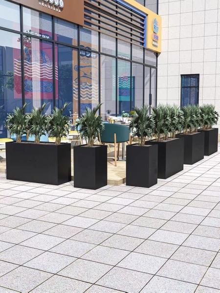 House Decoration Stainless Steel Flowerpot Strong Anti Corrosion Capability