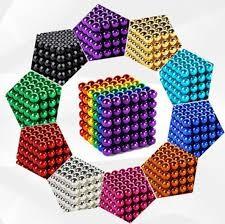 Silver Colorful D5mm 216pcs Neodymium Sphere Magnet
