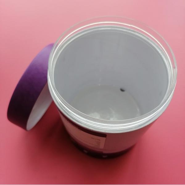 Производственная рельефная углеродистая бумага композитные банки Внутренняя PET винтовая банка Белковая порошка упаковка