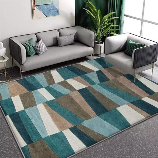 100*180cm Flower Crystal Velvet Floor Carpets For Sofa Bedroom And Living Room