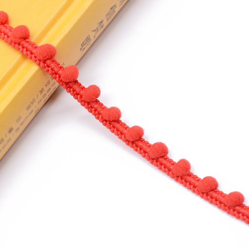 Tassel отделки Pom Pom полиэстера 1.5cm простой для одежды сумки