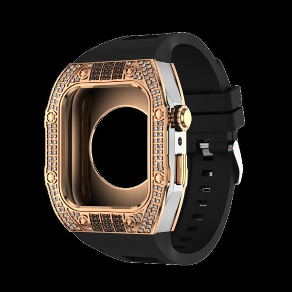 44mm/45mm Luxury Apple Watch Case And Strap Rugged Carbon Fiber Iwatch Case