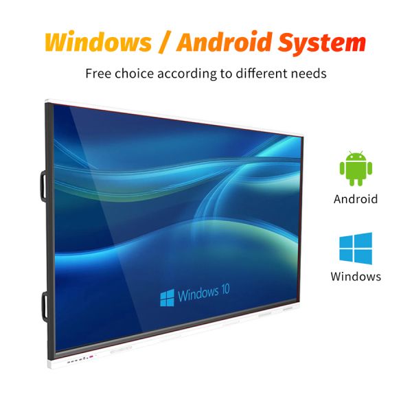 AV Integrated Touch Screen Classroom Board Metal Housing Touchscreen Tv Whiteboard