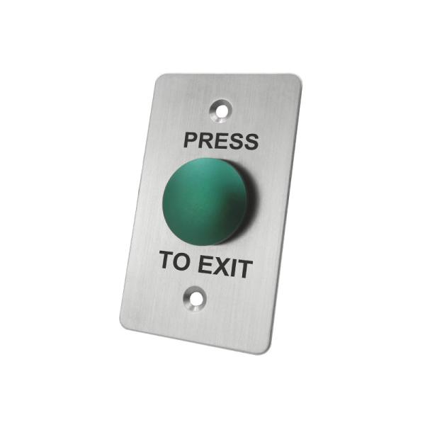 Anti - Vandal Red Door Exit Push Button Micro Switch With Fireproof Material Faceplate