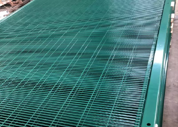Durable 358 Anti Climb Mesh Fence Welded Mesh Panel 4 Mm Wire Clear View Finish