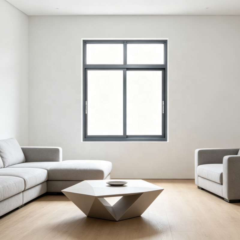 Double High Security Modern Kitchen Bathroom Glazed Sliding Windows Custom Exterior Thermal Break Aluminum Alloy Hotel