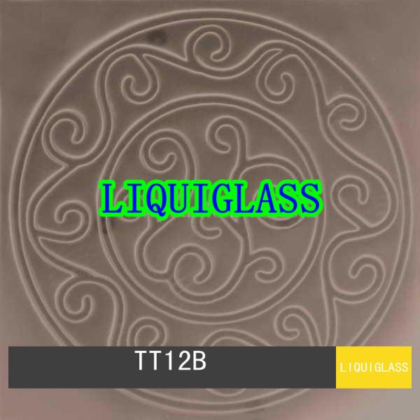 Solid Printed Toughened And Laminated Glass Tile
