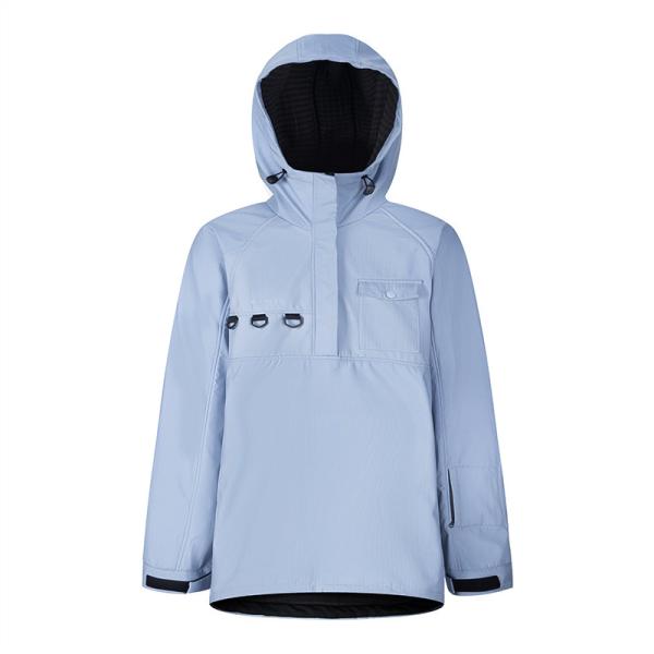 Waterproof Ski Jacket for Men and Women Automated Cutting Custom Camouflage Print Ski Suit