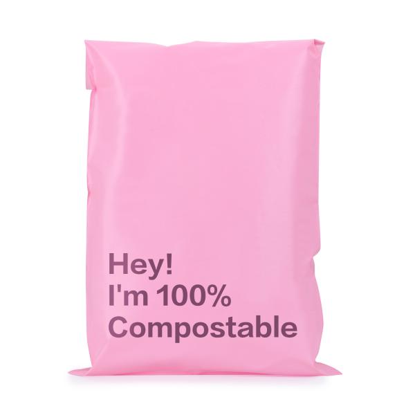Waterproof  Compostable Cloth Packing Bag For Courier Color Printed