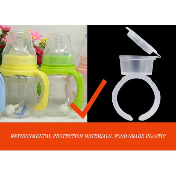 Semi Permanent Pigment Eco Transparent Tattoo Ink Ring Cup With Cap