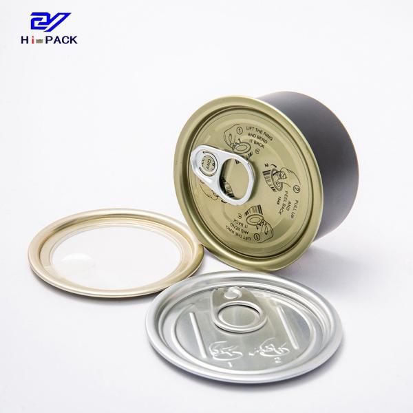 Two Piece Beef Can 50g 80g 100g Round Metal Tin Can For Food Packaging