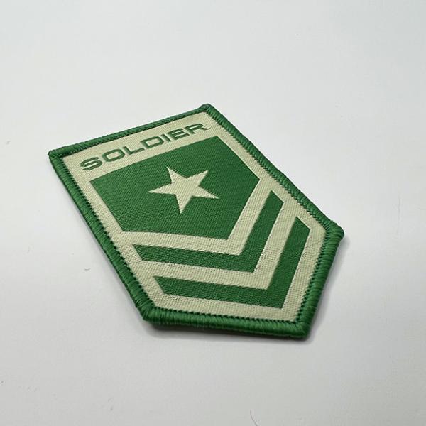 Handmade Woven Badge Patches Eco Friendly Washable Iron On Patches