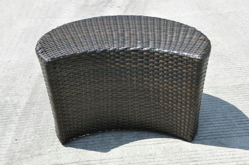 Waterproof Hotel Outdoor Rattan Sofa Set With Four Seat Couch