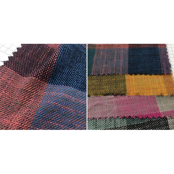 Ткань белья рубашки ткани рубашки проверки хлопка 54 дюймов покрашенная пряжей устойчивая