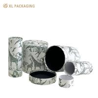 Emballage de tubes de papier kraft sur mesure Pour les soins de la peau Boîte de emballage de tubes de carton rond