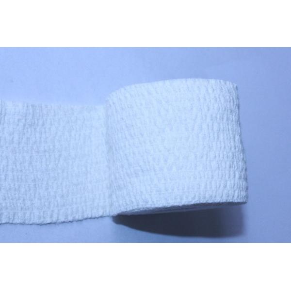 Látex blanco del rasgón fácil - cintas elásticos del vendaje de la compresión libre del algodón