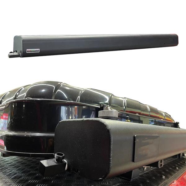 Black 26L High Pressure Outdoor Camping Shower Water Tank for 4WD Car Roof High Pressure