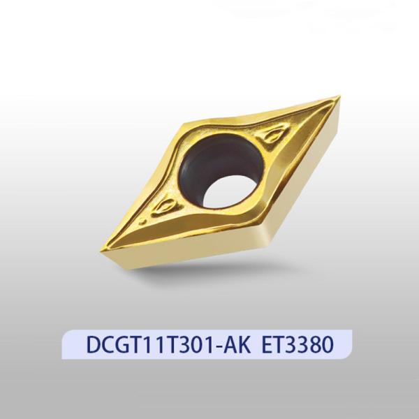 CNC旋盤加工および金属部品仕上げ用高精度DCGT11T302-CL超硬旋削インサート