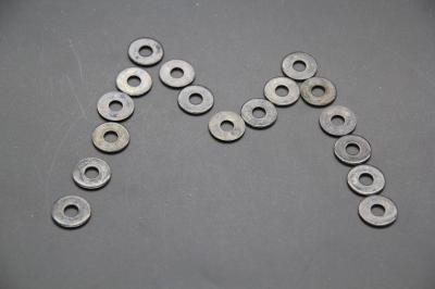 Hot Dip Galvanized Steel Flat Washers M6 Round Head Grade For Mechanical Machine