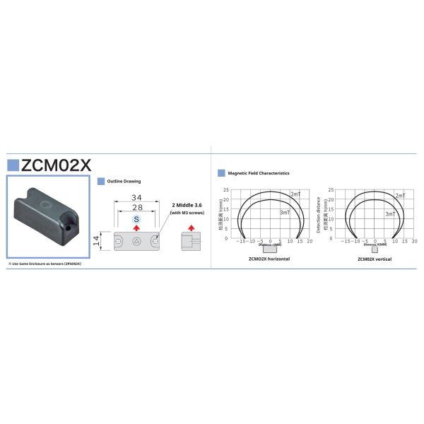 High Sensitivity 3mT Magnetic Field Distance Detection Magnetic Proximity Sensor Special Magnet Accessories