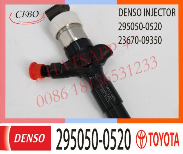 Diesel Fuel Injector 295050-0520 23670-09350 23670-0L090 For Toyota Hilux 1KD 2KD