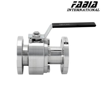 Fb High Temperature Sanitary Ball Valve Stainless Steel Smooth Surface Finish For Food And Beverage Industry