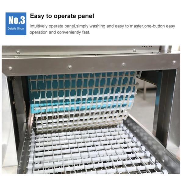 Restaurant Conveyor Belt Dish Machine 380V Commercial Dish Dryer Machine