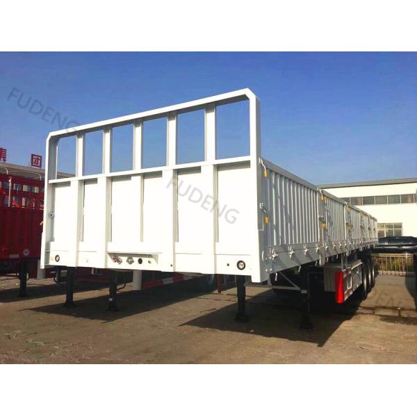Q345B Carbon Steel 3 Axles 50 Ton Dropside Cargo Trailer