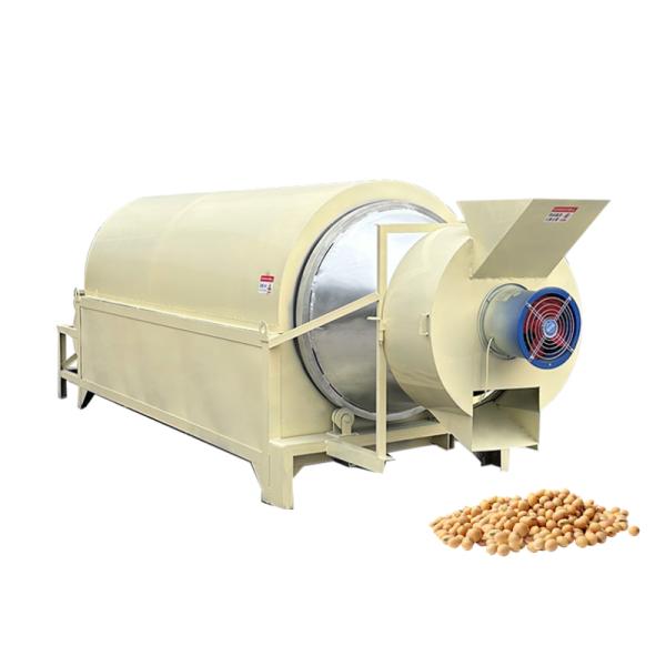 Stainless Steel Soybean Small Drum Dryer Large Capacity Grain Drum Dryer