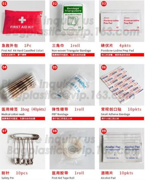 Universal Sterile Disposable Surgical Pack,Medical Kit use as Essential treatment supplies in each pack bagplastics pac