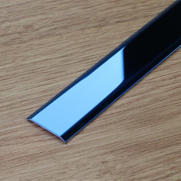Gold Mirror Stainless Steel Trim Polishing Flat Metal Tile Trim For Furniture