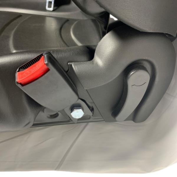 Universal Forklift Seat with Steel Armrest Fold Down Backrest and Leather Material for Long Working Life