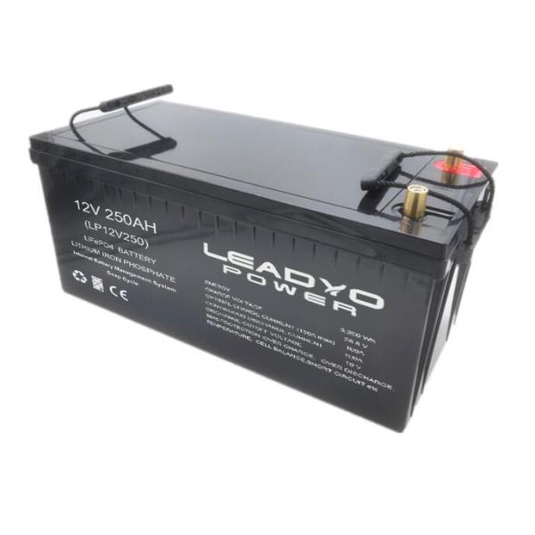 облегченная располагаясь лагерем батарея 12.8V 250Ah трейлеров LiFePo4 с Bluetooth