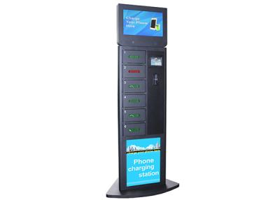 6 Armários Eletrônicos Seguros Quiosques de Carregamento de Celulares para Aeroporto / Estação de Trem / Estação de Ônibus