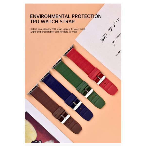 Buckle Closure Silicone Watch Strap · OEM/ODM | From .70 Each - SHX
