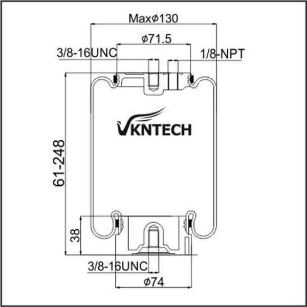 Варочные мешки W02-358-7108 для подвеса Goodyear 1S5-057 тележки