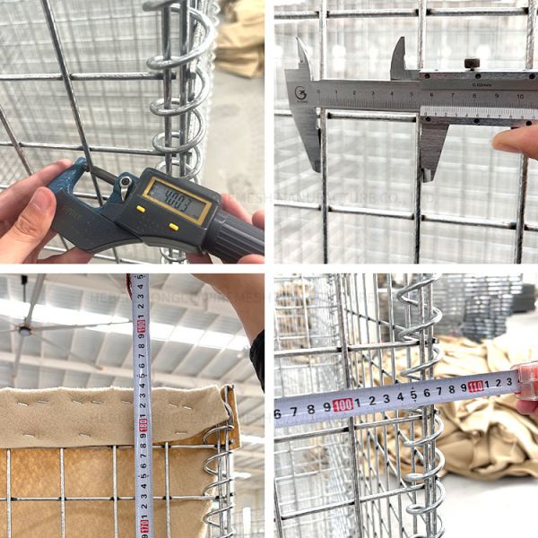 China Factory Bastion Gabions Barrier Wall/Defensive Barrier Heavy Duty Blast And Ballistic Protection Welded Bastion Barrier heesco Defensive Barrier