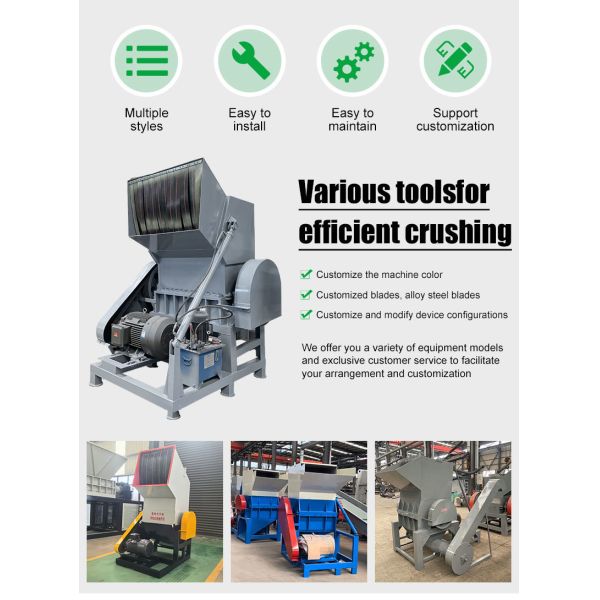 Chinese Manufacturer of Multi-Purpose Plastic Shredders for Shredding Plastics of Various Materials