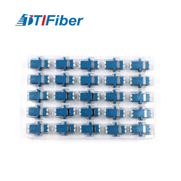 Duplex PC UPC APC LC Fiber Optic Adaptor With Low Insert Loss