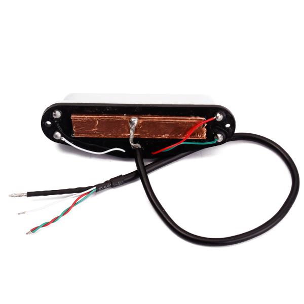 Ceramic Rod Dual Rail Single Coil Guitar Pickups Fit For Stratocaster With White Cover