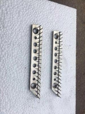 Stenter parte o passo de aço Bruckner Krantz Pin Bar Textile Spare Parts de Pin Plates 76/73mm