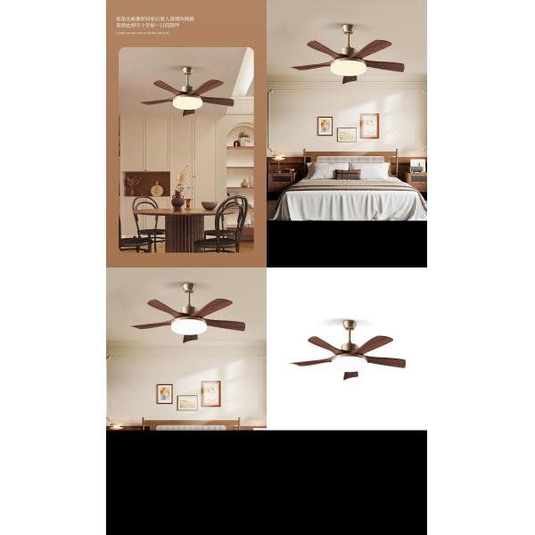 mayorista, fabricante, fábrica, lote, a medida, ventilador de techo moderno de 56 pulgadas con luz de 5 cuchillas negro / blanco para sala de estar control remoto cuerpo de hierro motor de corriente continua