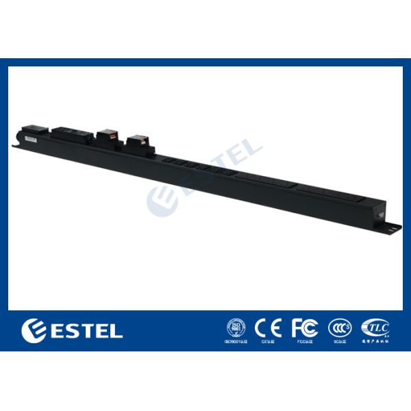 Smart PDU with Real Time Power Monitoring and Environmental Sensors for Data Center Management and Power Delivery